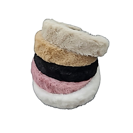 Peluş Makyaj Kişisel Bakım Taç Siyah