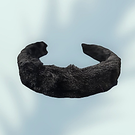 Peluş Makyaj Kişisel Bakım Taç Siyah