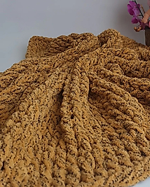 Burgu Model Desenli Puffy Bebek Battaniyesi 90*90 cm